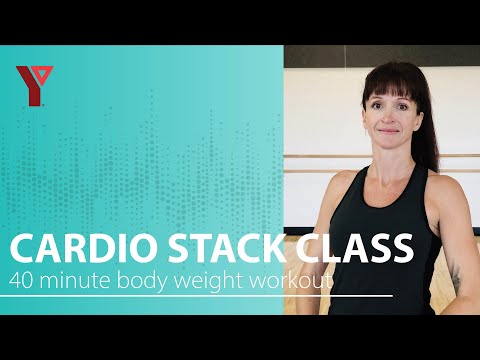 A 40 Minute Cardio Stack Workout - No Equipment!