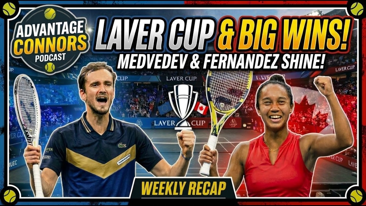 Jimmy Connors recaps Team Europe winning Laver Cup, plus Medvedev & Fernandez's big wins.
