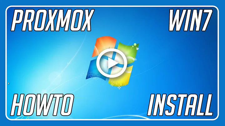 How to install Win7 on Proxmox Server Virtual Environment