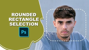 how to make a rounded rectangle selection in photoshop