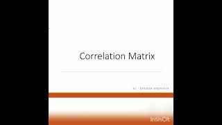 What is Correlation matrix || Python || Data Analysis
