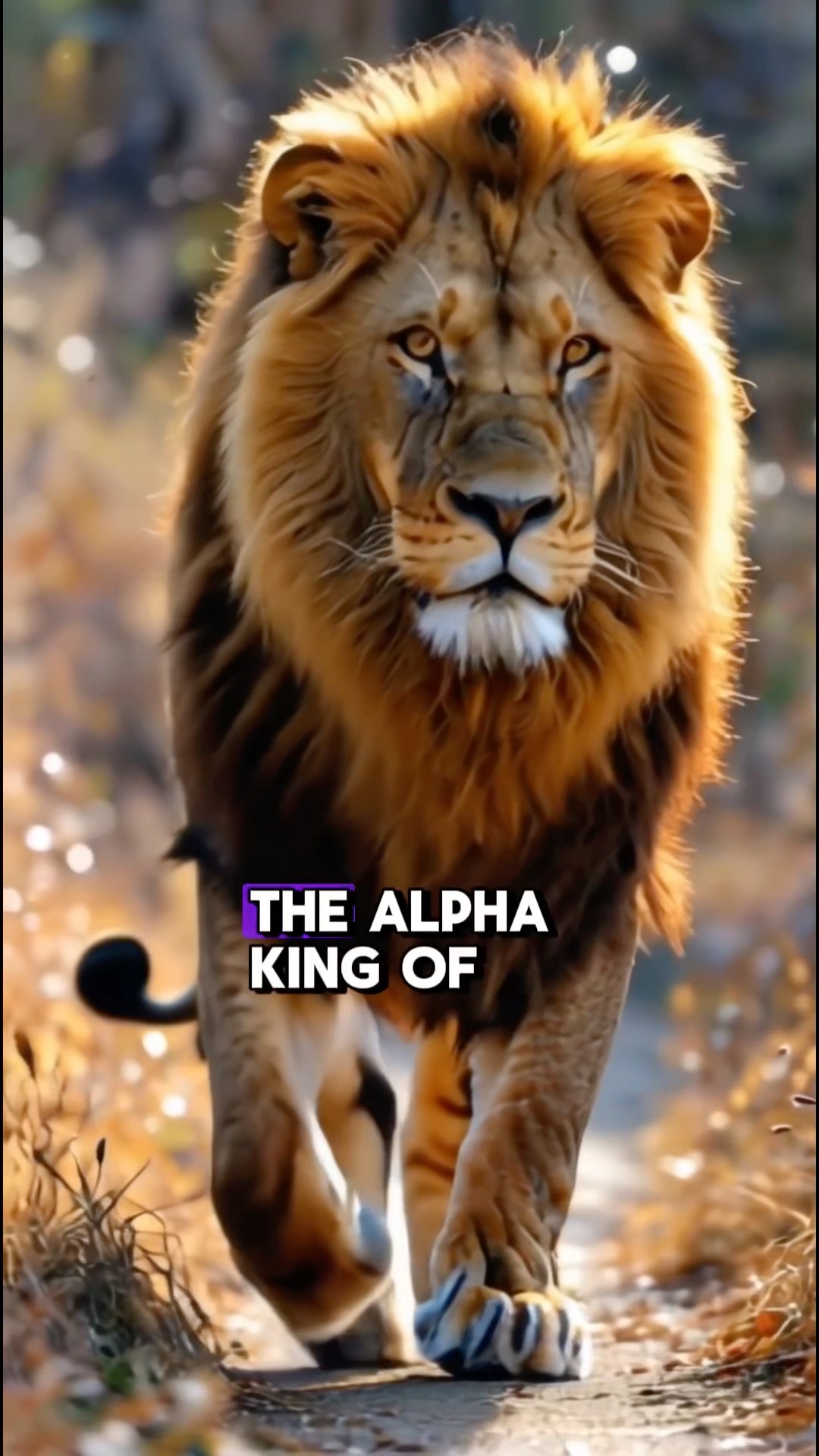 Alpha Lion Commanding The Zone