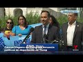 Caucus Hispano del Congreso denuncia políticas de deportación de Trump