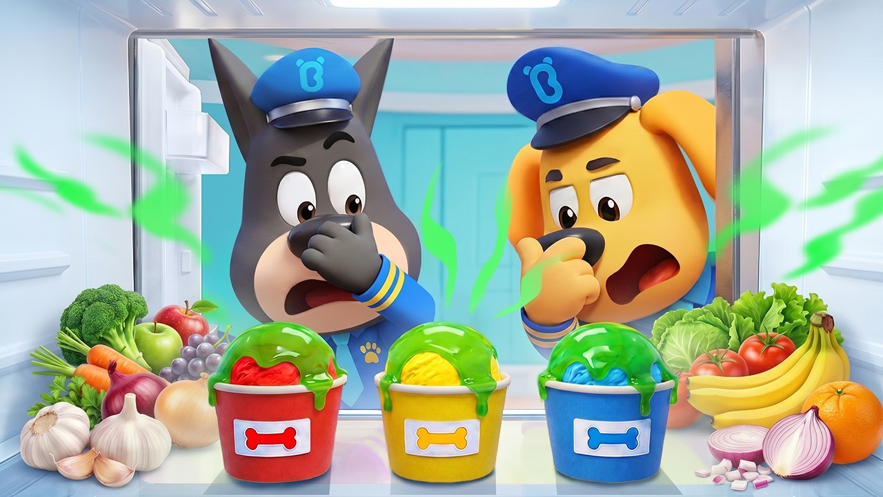 🔴LIVE | The Smelly Mystery | Learn Food Safety Rules | Police Cartoon | Sheriff Labrador