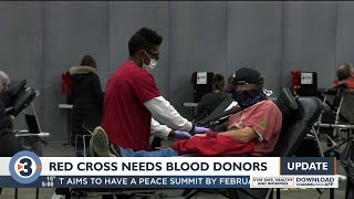 Red Cross asks donors to add giving blood to holiday plans