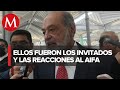 “Espectacular”: Slim y otros empresarios apoyan inauguración del aeropuerto de Santa Lucía