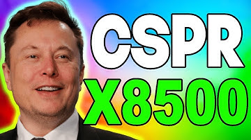 CASPER WILL X8500 AFTER DEAL WITH TESLA?? - CSPR PRICE PREDICTION 2023-2025