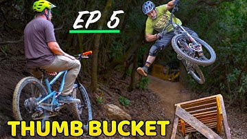 Thumb Bucket EP5 (Building a Huge Berm and Hip Jump!)