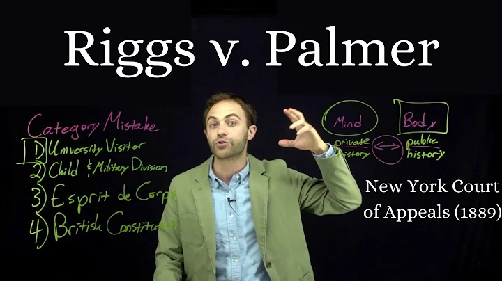 Riggs v Palmer - famous court case about a grandso...