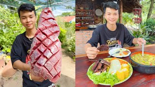 Cook tendered beef cube and eat recipe - Country chef Cooking