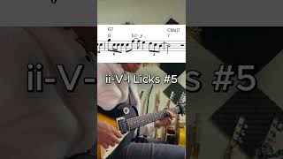ii V I #5 | Lee Morgan Inspired Jazz Guitar #jazzlicks #guitarshorts #improvisation #bebop