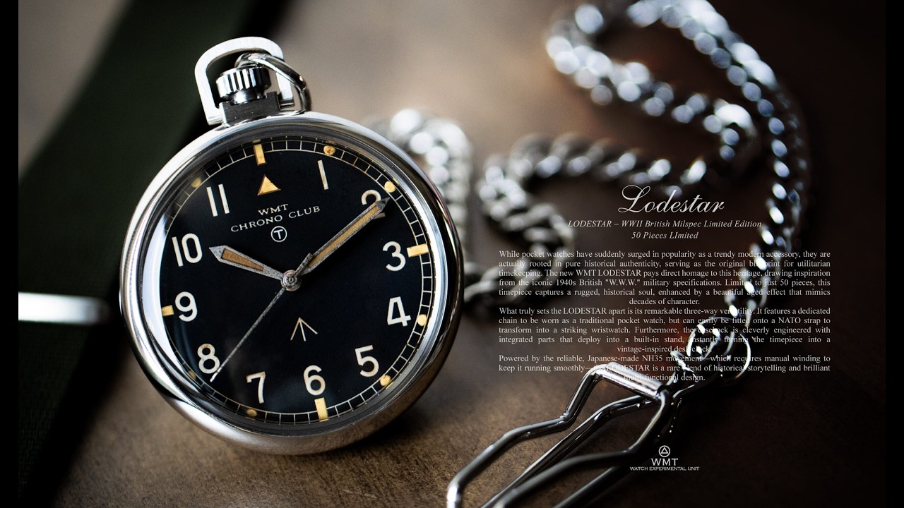 八角形 ウエストミンスター式掛時計 西ドイツ製（稼動品） WCNC LODESTAR – WWII British Milspec / Limited 50 pieces | MWM