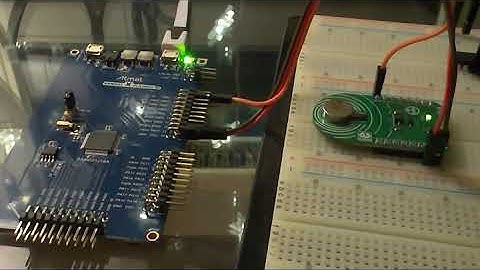 Demonstration SOS Morse Code with the SAMD21 Xplained board + the MikroE Vibro Motor Click board
