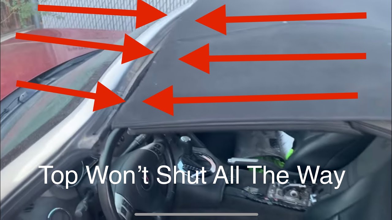 SOLVED 20042009 Pontiac Solstice Convertible Top Roof Won't Close