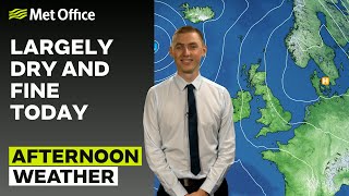 11/05/24 – Few showers in the north – Afternoon Weather Forecast UK – Met Office Weather