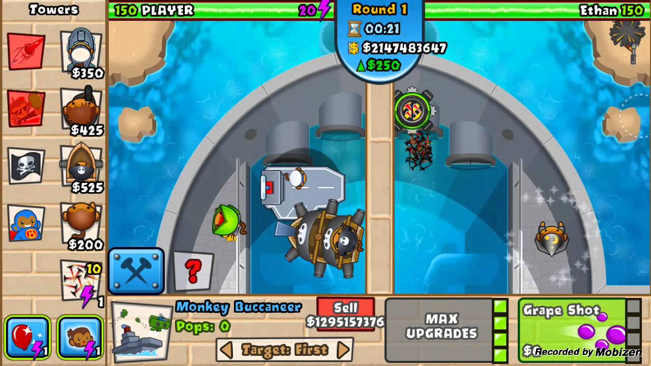 Btd battles hacked apk gameplay YouTube