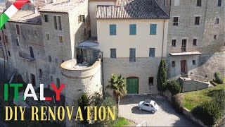 I bought a house in Italy with a tower!  | Stone house renovation in Italy.