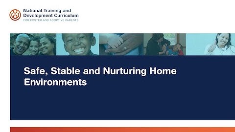 NTDC Classroom: Creating a Stable, Nurturing and Safe Home Environment – FOSTER: Clip #2 (AD)