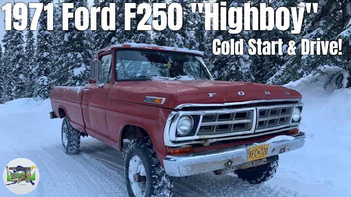 1971 Ford F250 Highboy - Cold Start & Drive!