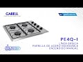 Garell | PE4Q-I - Diseño moderno - Gas LP - Acero Inoxidable