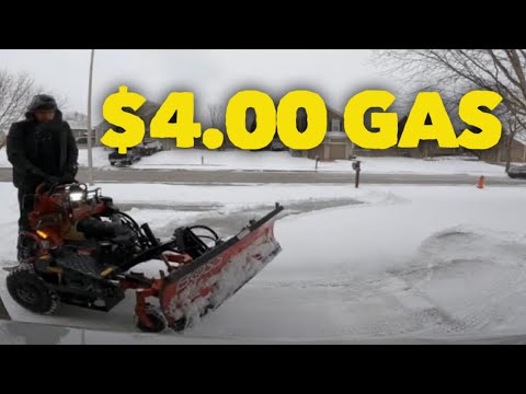 Let's Talk About Gas Prices and Inflation While Out Plowing Snow!!