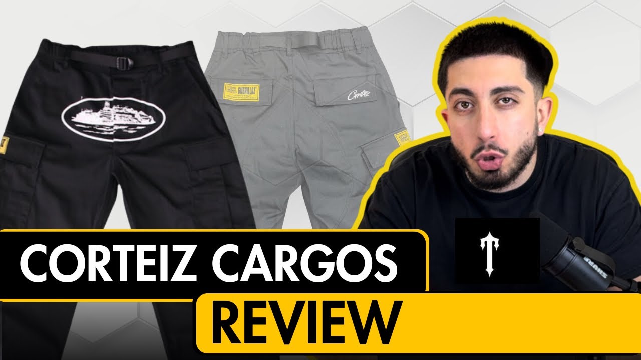 Corteiz Purp Guerillaz Cargos Black/Yellow