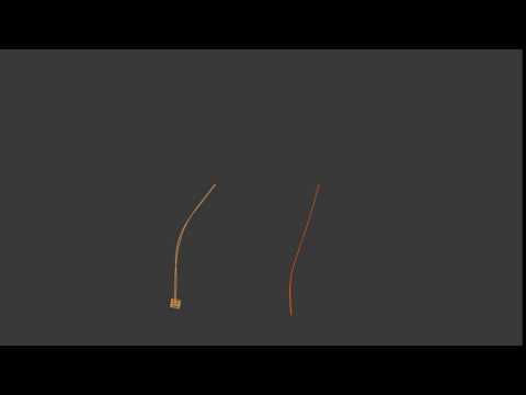 WEIGHT DANGLING ON A STRING (Blender Test)