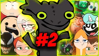 Toothless Dancing Meme (Movies, Games And Series Cover) Part 2 Ft. Poppy Playtime: Chapter 3