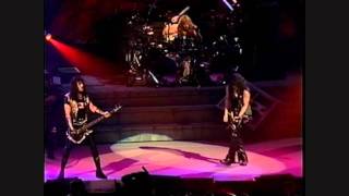 Video thumbnail of "KISS - Watchin' You, Hotter Than Hell, & Firehouse - Live, Detroit 1992"
