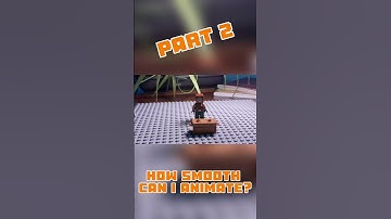 How smooth can I animate? Part two!#minecraft #legoanimation #lego #legostopmotion