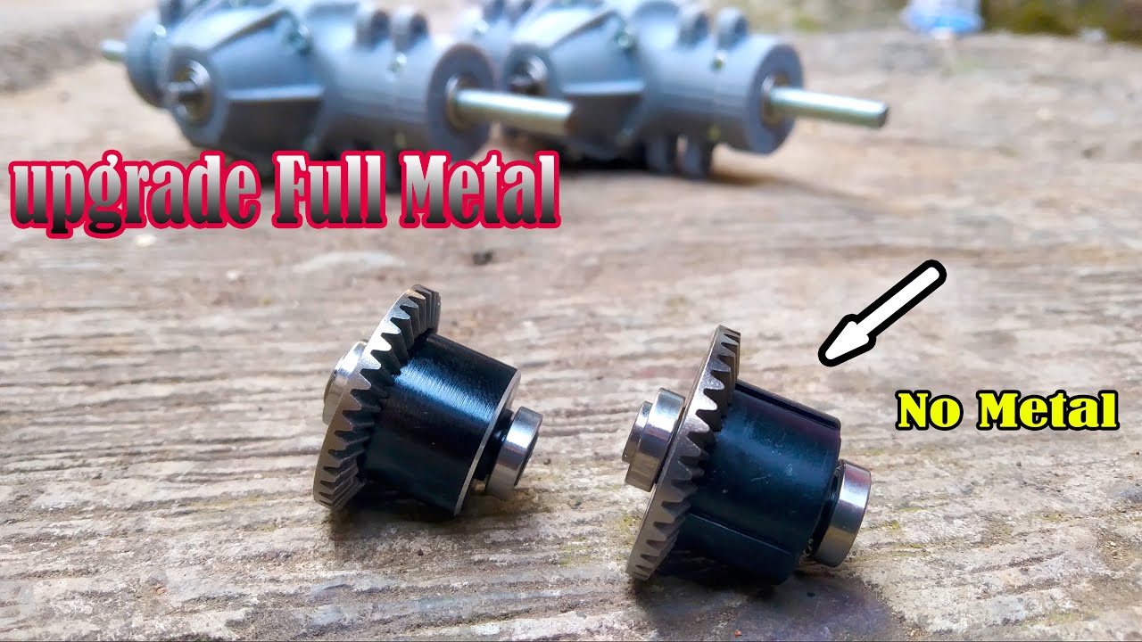 Modifikasi Gear Gardan Diffrential wltoys Full Metal