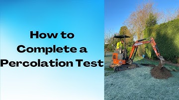 How to Complete a Percolation Test