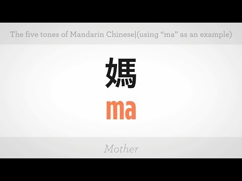 5 Tones of Mandarin Chinese | Mandarin Chinese
