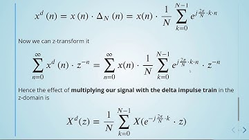 ADSP - 07a z-Transform - 05 z-Transform Example: Exponential Decaying Sequence