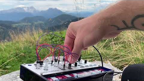 Austrian Alps Jam with Volca Modular and its ambient Sounds