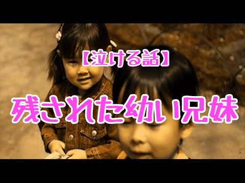 【泣ける話】残された幼い兄妹【涙腺崩壊】