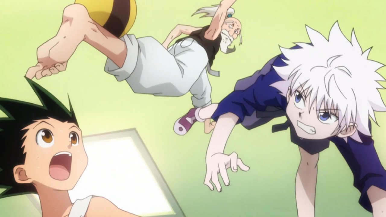 HUNTER × HUNTER （ハ ン タ ー × ハ ン タ ー）4/ グループはアリーナに到着し、そこでリッポが戦士になるために雇った囚人に直面します。