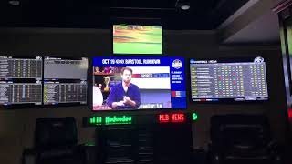 Skybox Sports Network Fancave sports ticker and odds and betting boards