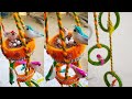 चिडिय़ा का घोसला / show piece /how to make bangle  bird nest/decorative bird craft/diy/wool nest