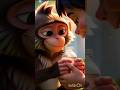 बंदर बोतल लौटाता हुआ 🥰#mankey #ai #shots
