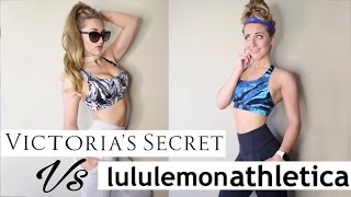 Victoria's Secret Activewear VS Lululemon // Try On In Depth Review