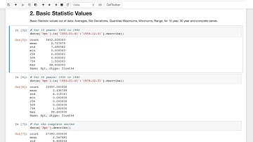 Analysis of Precipitation Trends with Jupyter Python