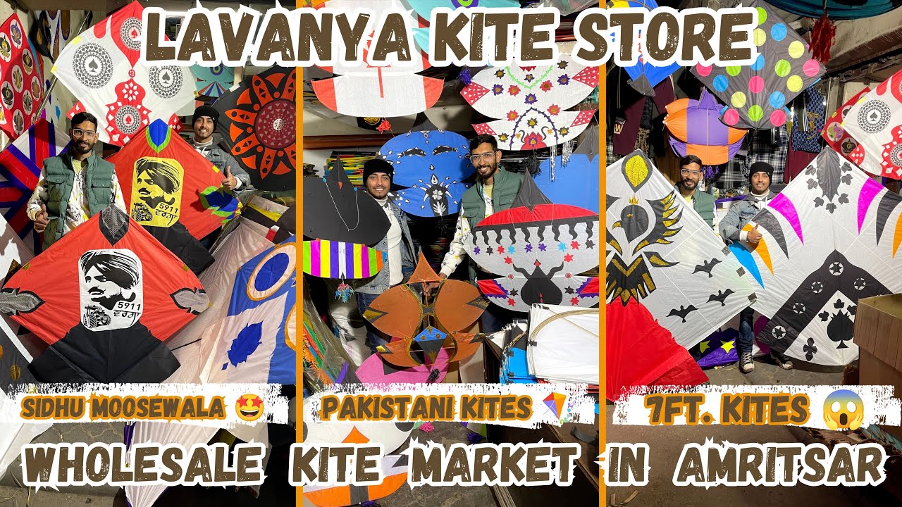 Wholesale Kite Market In Amritsar 🪁 Lavanya Kite Store 🤩 Biggest