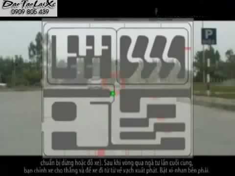 Học lái xe ô tô bài thi sát hạch số 13 - youtube