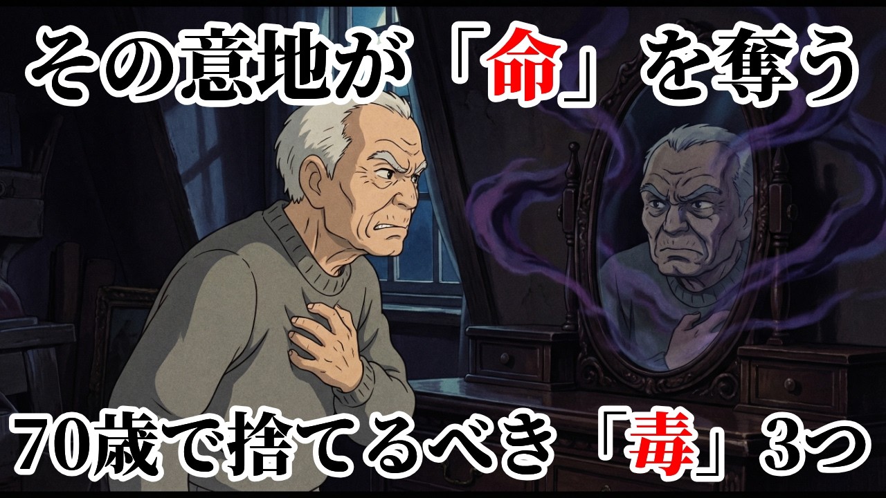 【警告】その意地が「命」を奪います。70歳で今すぐ捨てるべき“3つの猛毒”と、魂を救う解毒の儀式。