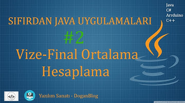 Java Vize Final Not Ortalaması Hesaplama#2 (Scanner.sınıfı)-Sıfırdan Java Uygulamaları