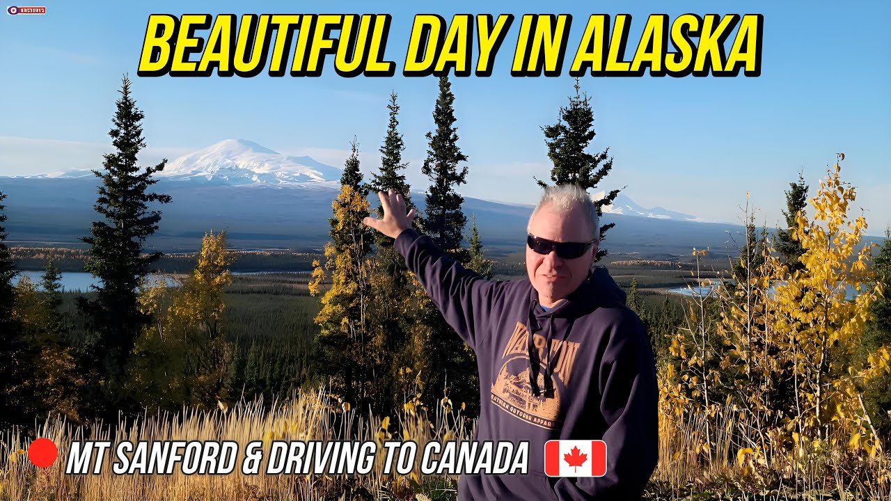 Mt Sanford Volcano Views | Alaska Highway Drive to Canada | Day 15