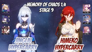 Jingliu Budget Team & Himeko Hypercarry Memory of Chaos Stage 9 (3 Stars) | Honkai Star Rail