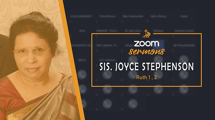 133 | ICAG Zoom Meeting |  Sis. Joyce Stephenson