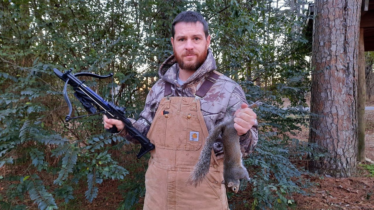 Squirrel Hunting With A Mini Crossbow 